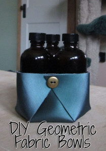 Nov: Geometric Fabric Bowls